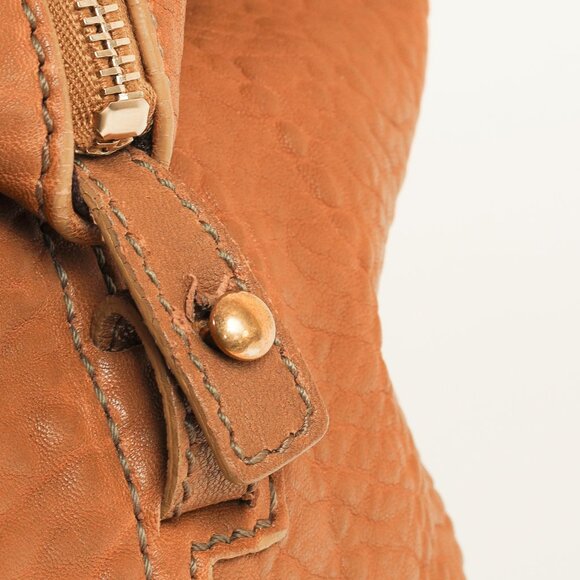 Yves Saint Laurent Easy Tan-Pebbled-Leather Handbag - Picture 10 of 14